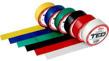 Banda electroizolatoare TED 19mm x 20metri alba 