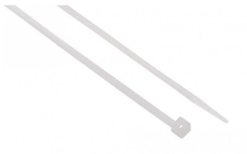 Cleme soricei plastic alb prindere cabluri 3.5/3.6x350/360mm SEL.2.214 TED 