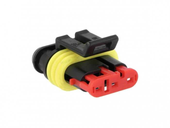 Conector cablu Superseal 1.5 mama mufa 3 pini IP67 TE Connectivity 282087-1 