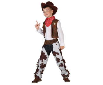 Costum carnaval Cowboy pentru copii marime 120/130 cm 6-8 ani 