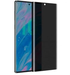 Folie de sticla Samsung Galaxy Note 10 Plus Privacy Glass folie securizata duritate 9H 