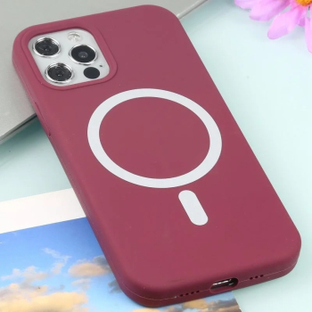 Husa Compatibila cu Apple iPhone 13 Perfect Fit Silicon TPU Slim Antisoc RED - cu incarcare wireless 
