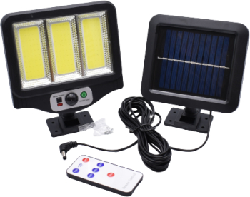 Lampa Solara KlaussTech De Exterior Senzor de Proximitate Incarcare Solara Rezistenta Negru