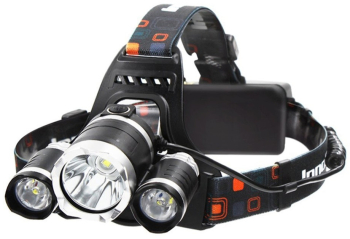 Lanterna KlaussTech 3000lm Xml-t6 2x Faruri Led-uri Xml-u2 Cu 2x Baterii 18650 Si Incarcator 