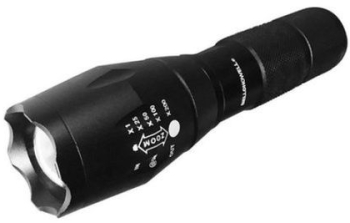 Lanterna Profesionala KlaussTech Led Cu Lupa Si Zoom Rezistenta La Apa Tag Light 