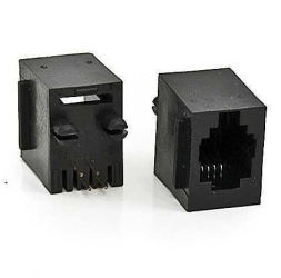 Mufa mama RJ10 telefon 6P4C montare pe placa EDC 