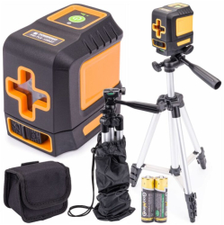 Nivela laser incrucisat verde 120 Gt 30 metri trepied geanta Powermat 