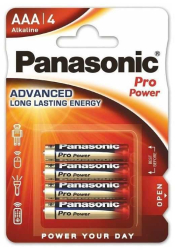 Panasonic baterii alcaline AAA LR3 Pro Power 4buc LR03PPG/4BP 