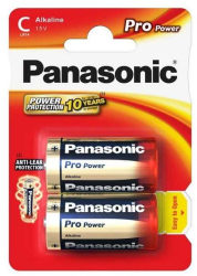 Panasonic baterii alcaline C LR14 Pro Power 2buc LR14PPG/2BP 