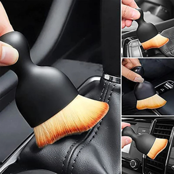 Pensula Profesionala cu peri moi ideala pentru Detailing interior auto 