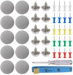 Set de 60 capse pentru reparat plafon auto usor de instalat gri 