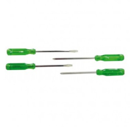 Set surubelnite cu tija patrata 4 piese plate 3.5x75 5x100 mm cruce PH1x75 PH2x100mm MEGA 