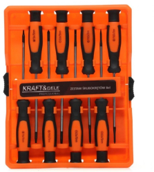 Set surubelnite Kraft&Dele KD10908 plate Phillips Torx 8 elemente 
