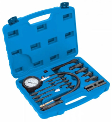 Tester de masurat compresia Hogert pentru motor diesel 16 piece HT8G410 