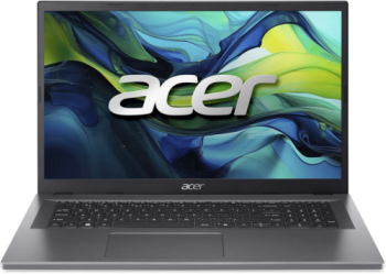 Laptop Acer Aspire Go 17 AG17-31P FHD IPS Intel Core 3 N355 16GB LPDDR5 SSD 512GB Intel Graphics No OS Steel Gray 