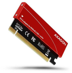 Adaptor Intern AXAGON PCEM2-S PCI-E 3.0 16x M.2 SSD NVMe Suport SSD pana la 80mm low profile Radiator Inclus 