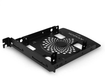 Adaptor montare 2x HDD/SSD 2.5 HDD in slot 3.5 sau PCI negru AXAGON RHD-P25 