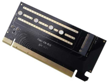 Adaptor PCI-Express - 1x M.2 NVME Orico PSM2-X16 SSD-uri compatibile 2230/2242/2260/2280 PCI-E Channel NVME Protocol M.2 