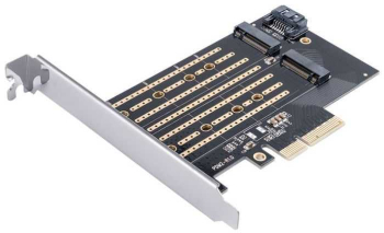 Adaptor PCI-Express - 2x M.2 NVME Orico PDM2 SSD-uri compatibile 2230/2242/2260/2280 PCI-E Channel NVME Protocol M.2/SATA M.2 