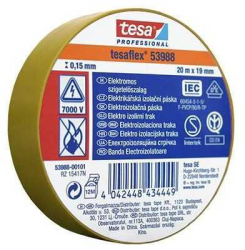 Banda adeziva izolatoare 19mm x 20m galben Tesa T-53988-101