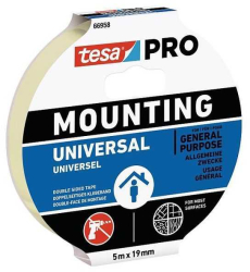 Banda dubluadeziva fixare 19mm 5m Tesa PRO 66958-00007 