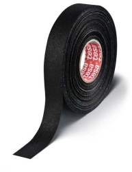 Banda textila 15mm 25m Thk 260um cauciuc 40 negru TESA 51026-00002-00 