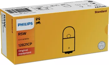 Bec Auxiliar R5W Ba15S 12V Set 10 Buc Philips 