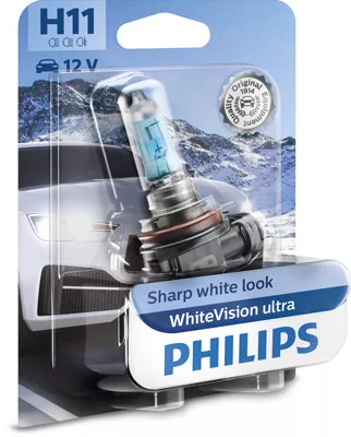 Bec Far H11 12V 55W White VIsion Ultra Blister Philips 