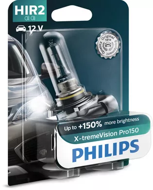 Bec Far Hir2 Px22D 55W 12V X-Treme VIsion Pro150 Philips 