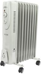 Calorifer Electric cu Ulei Termostat 8 elementi si 3 Trepte de Putere 800W / 1200W / 2000W Culoare Alb
