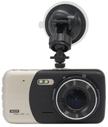 Camera KlaussTech Video Auto Dubla Fullhd Cu Functia Wdr Si Ecran Ips 4inch 