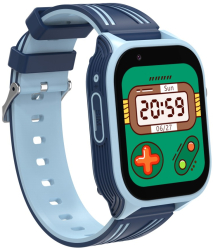 Ceas smartwatch GPS copii SMART TabbyBoo MAX 4G Albastru ecran mare 1.85 inch WiFi functie telefon meniu in limba romana apel video 