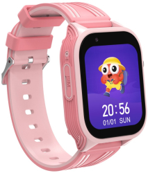 Ceas smartwatch GPS copii SMART TabbyBoo MAX Roz 4G ecran mare 1.85 inch WiFi functie telefon meniu in limba romana apel video came HD 