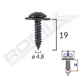 Clema Capota Pentru Honda Set 10 Buc
