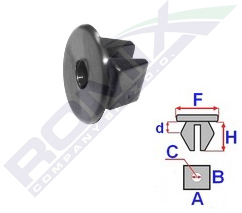 Clema Fixare Elemente Roata Pentru Hyundai Kia Negru Set 10 Buc 