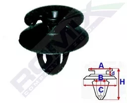 Clips Tapiterie Pentru Bmw 3E30/7E32/ 3E46 Set 10 Buc 