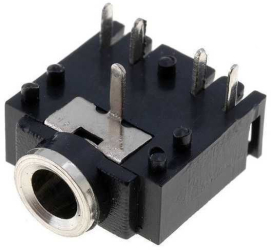 Conector 3.5mm stereo jack montabil pe panou cu intrerupator Valueline JC-128 