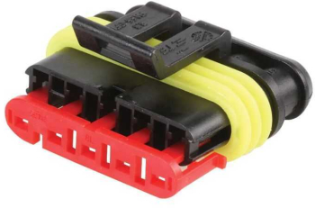 Conector cablu Superseal 1.5 mama mufa 5 pini IP67 TE Connectivity 282089-1 