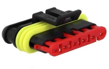 Conector cablu Superseal 1.5 mama mufa 6 pini IP67 TE Connectivity 282090-1 