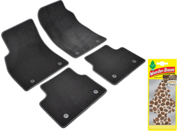 Covorase auto din mocheta Umbrella pentru Opel Insignia I 2009-2017 + Odorizant Auto Bradut Wunder-baum Cafe 