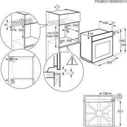 Cuptor electric Electrolux EOF6P76X2 SurroundCook cu autocuratare pirolitica A+ 72 litri inox 