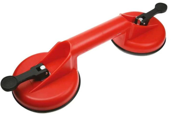 Dispozitiv pentru manipulat sticla cu doua ventuze Toolland HSC2 O115 mm 