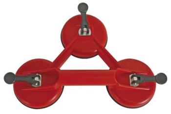 Dispozitiv pentru manipulat sticla cu trei ventuze Toolland HSC3 O115 mm