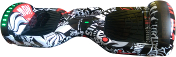 Hoverboard Electric KlaussTech 6.5 inch Viteza 12km/h Rosu Cu Alb 