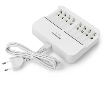 Incarcator Eneloop pro Panasonic SMART 8 CHARGER 8x AA R6 sau 8x AAA R3 NiMH BQ-CC63E 