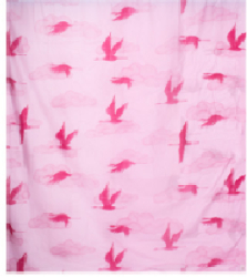 Perdea De Baie Klausstech Panzata 1 Piesa 180 X 200 Cm Imprimeu Design Modern Usor De Instalat Impermeabila Roz 