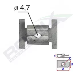 Priza Montare 12 X 14 Pentru Surub 4.7 Set 10 Buc 