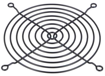 Protectie ventilator metal 120x120mm pentru surub negru TQSolution FG-12-BK