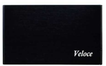 Rack HDD USB3.0 2.5 SATA Inter-Tech Veloce GD-25612 negru aluminiu 78x13x132mm 
