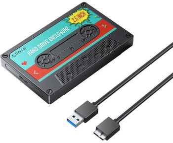 Rack SSD/HDD USB3.0 2.5 SATA max. 5Gbps Orico 2580U3-V1-BK negru 